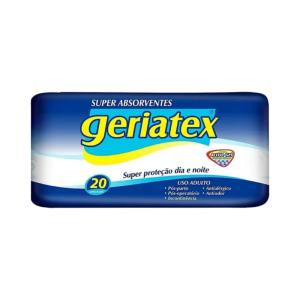 Absorvente Geriátrico Geriatex Dia Noite com Gel Antiodor 20 Unidades