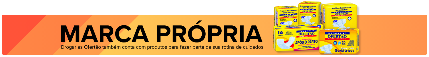 Banner Marca própria - Drogarias Ofertão