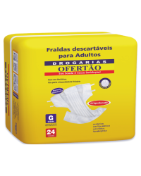 Fraldas Para Adultos (M/G - 24 | XG - 21)