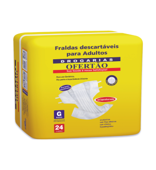 Fraldas Para Adultos (M/G - 24 | XG - 21)