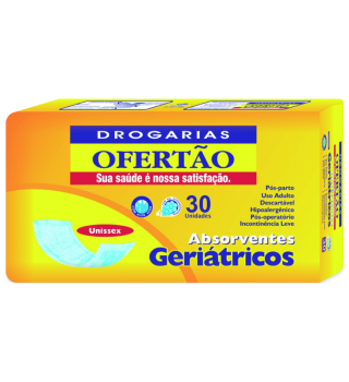 Absorvente Geriátrico Com 30 Un.