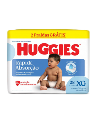 Fraldas Huggies Disney Meguinha (XG-28 / G-30 / M-36)