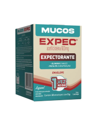 Mucos Expec Acetilcisteína 600mg 10 envelopes