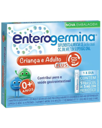 Probiótico Enterogemina Plus 5 frasco de 5ml